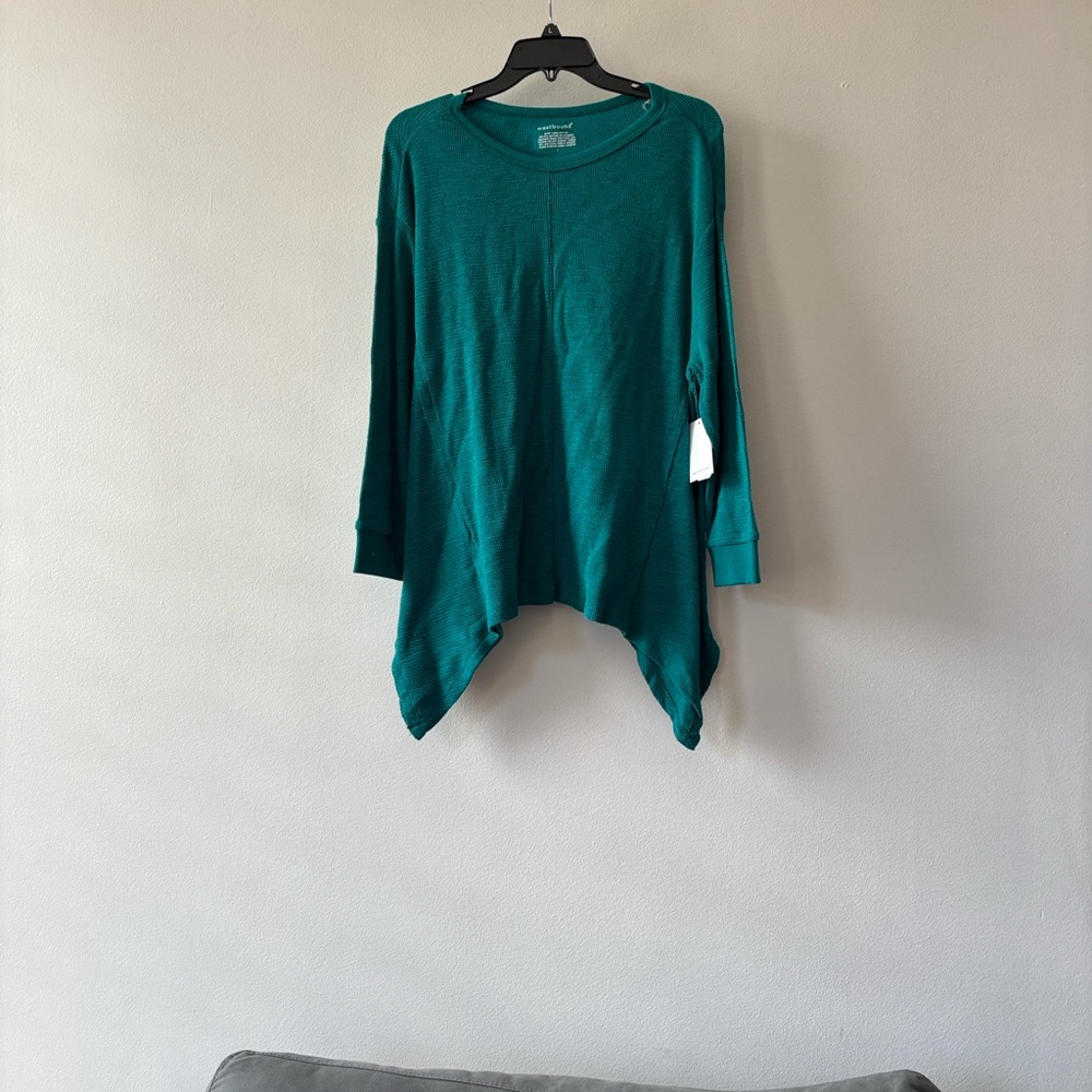 Teal Long Sleeve Top - Picture 3 of 3